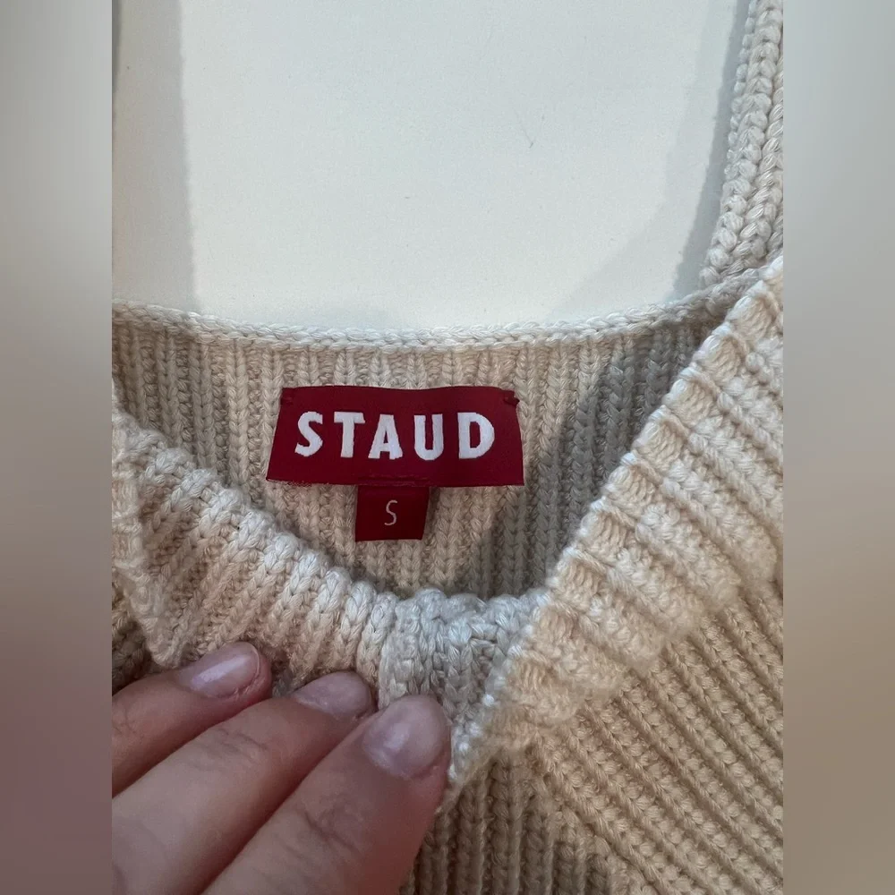 Staud Kira top in oatmeal - Picture 4 of 5